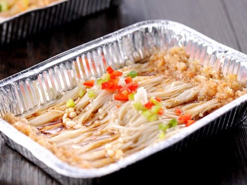 宜良锡纸烤金针菇